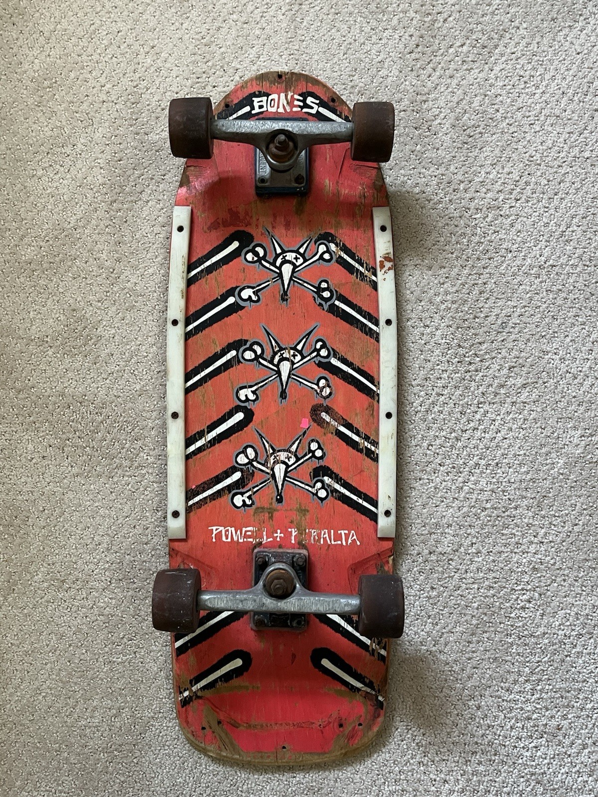 Vintage 1980’s Powell Peralta Rat Bones Complete Vato Skateboard Rare