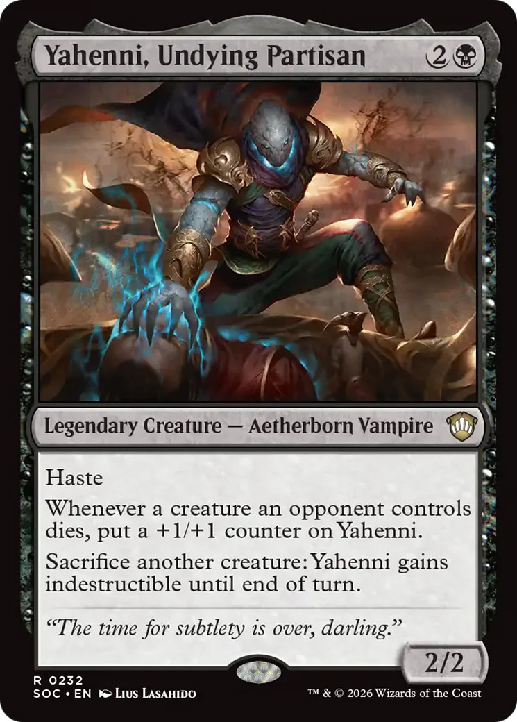 MTG Yahenni, Undying Partisan [Secrets of Strixhaven Commander] Near Mint Magic