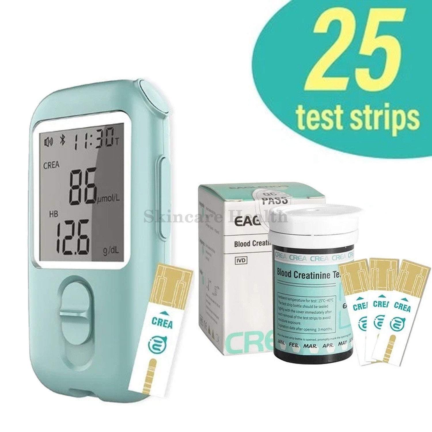 5-in-1 Multifunctional Blood Creatinine Meter with 25pcs Creatinine Test Strips 5-in-1 Multifunctional Blood Creatinine Meter with 25pcs Creatinine Test Strips
