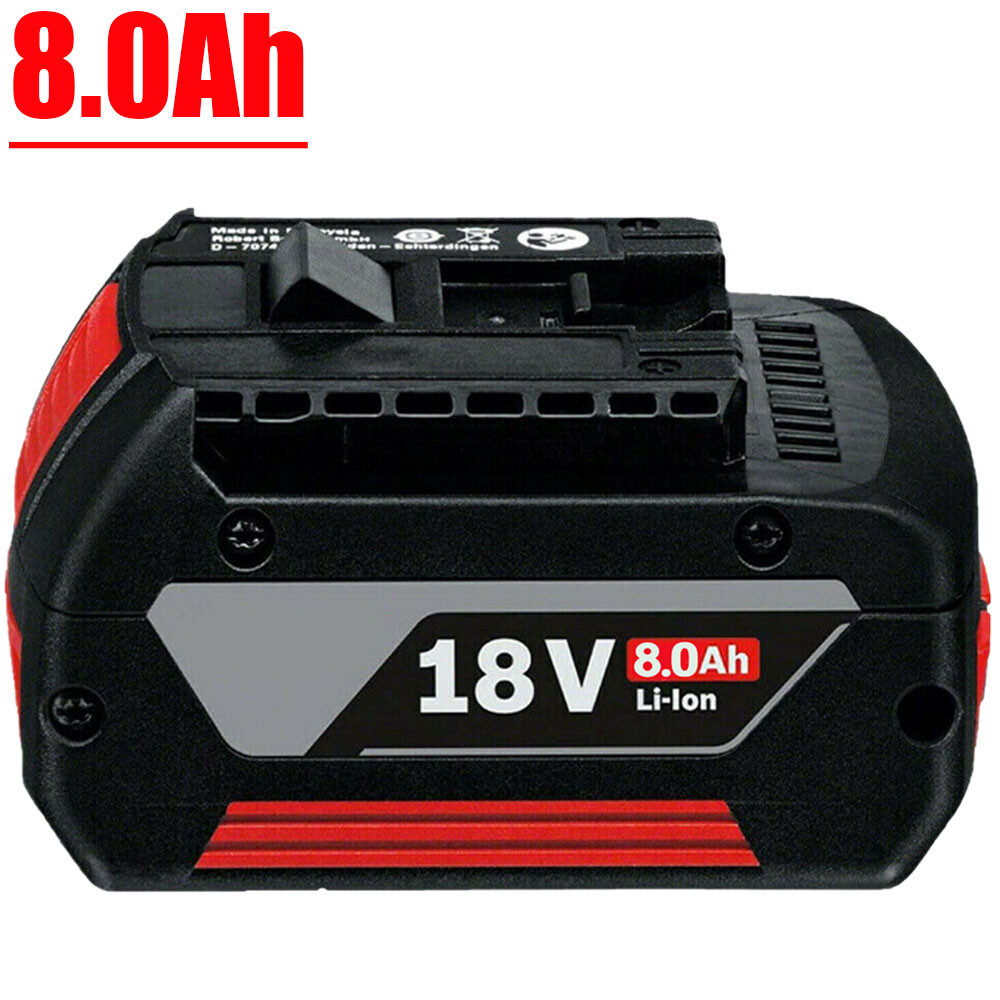 BAT609 BAT618 For Bosch 18V 18Volt 8.0Ah High Performance Li-ion Battery/Charger
