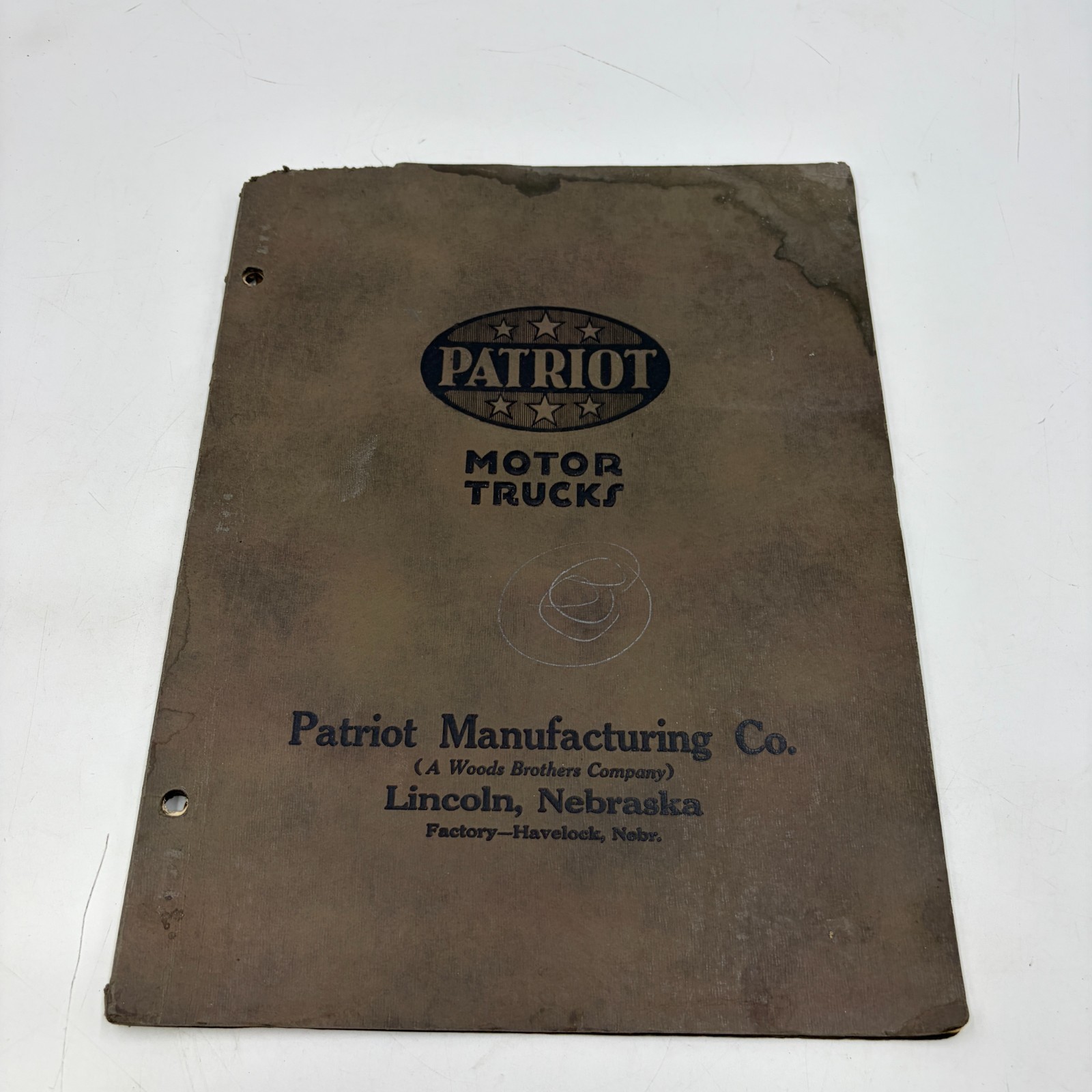 Antique 1920s Patriot Motor Trucks Sales Catalog Lincoln Nebraska Woods Brothers Antique 1920s Patriot Motor Trucks Sales Catalog Lincoln Nebraska Woods Brothers