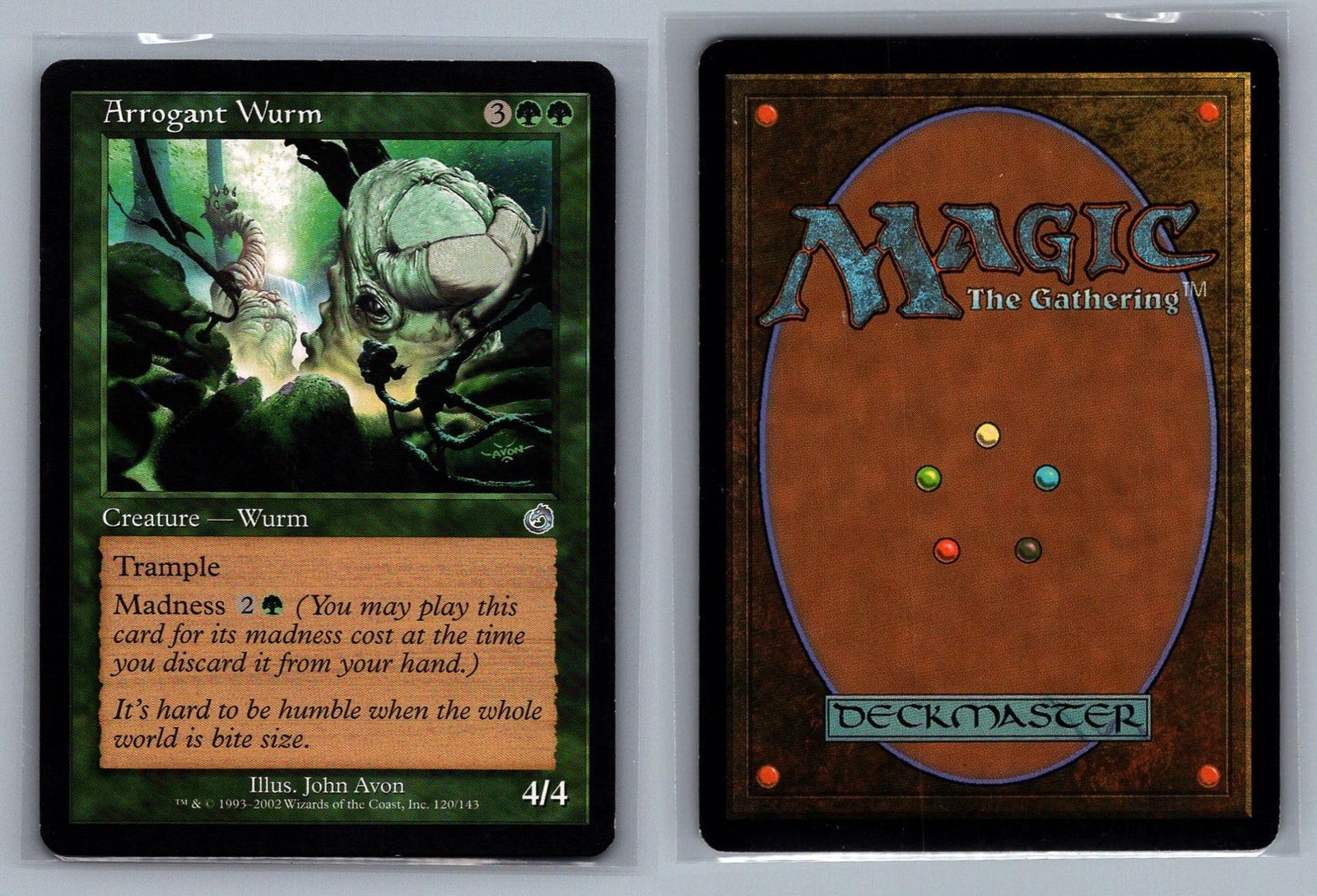 Arrogant Wurm #120 Torment Magic: The Gathering MTG - LP