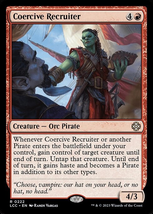 Coercive Recruiter 222 R Normal LCC MTG NM