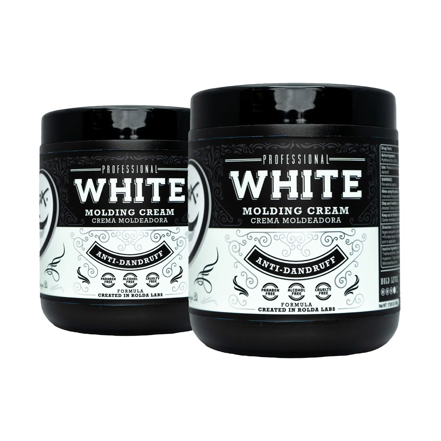 Rolda White Molding Cream Anti-Dandruff 17.63 oz (2 Pack) Rolda White Molding Cream Anti-Dandruff 17.63 oz (2 Pack)