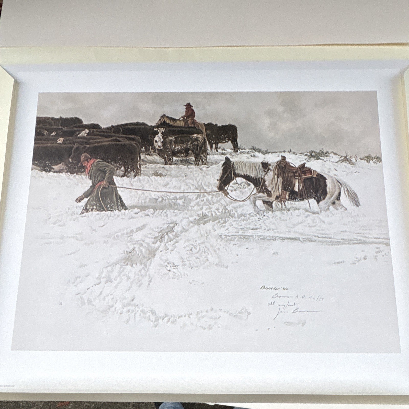 James Bama The Drift on Skull Creek Pass Artist Proof AP 46/50 Signed 1990