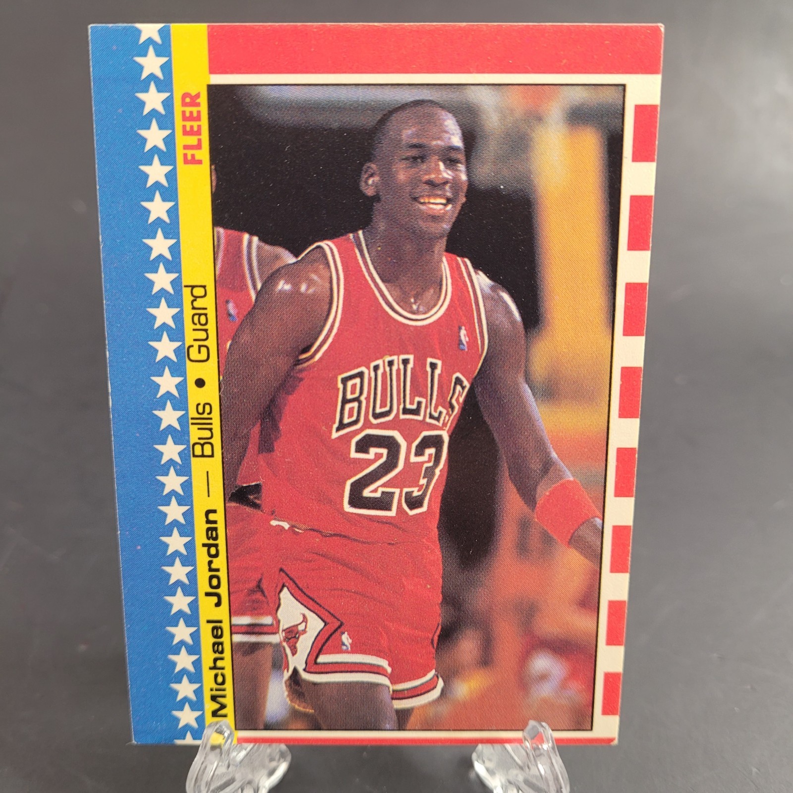 1987-88 Fleer - Stickers Michael Jordan #2 1987-88 Fleer - Stickers Michael Jordan #2
