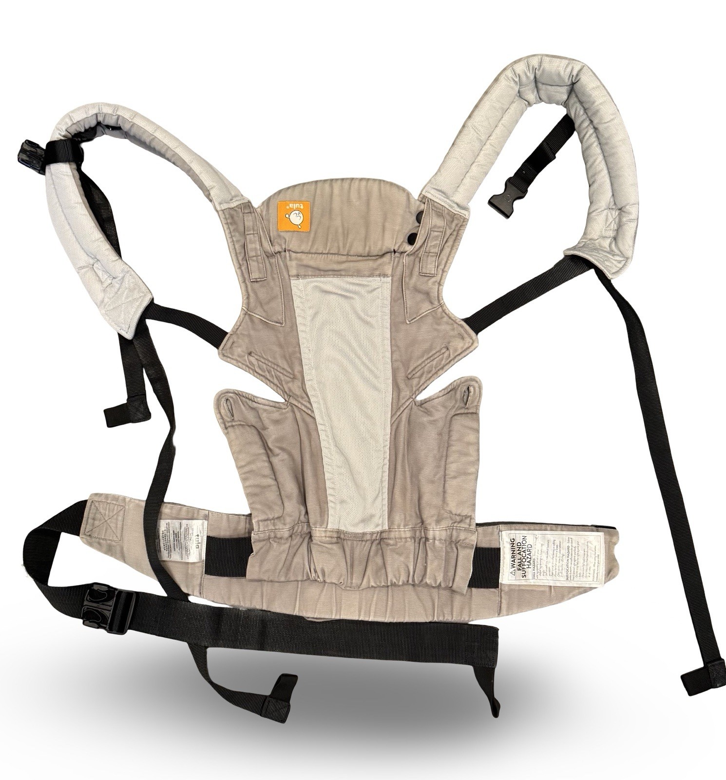 Baby Tula Explore Coast Mesh Baby Carrier Graphite Gray 7-45 lbs - NO HOOD