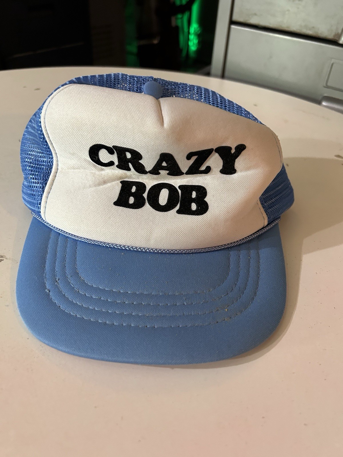 Vintage Crazy Bob Novelty SnapBack Trucker Hat