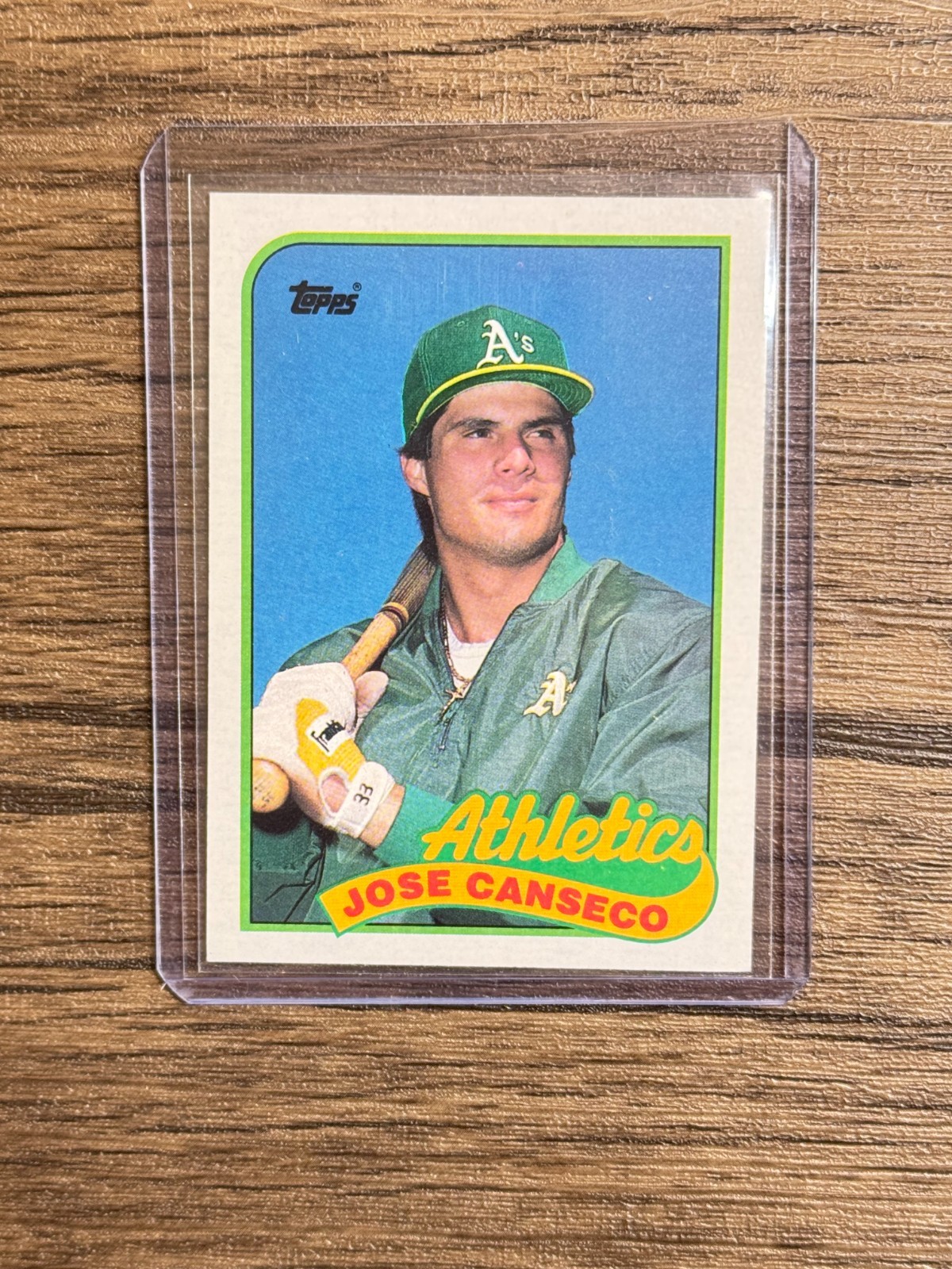1989 Topps Jose Canseco #500 Athletics