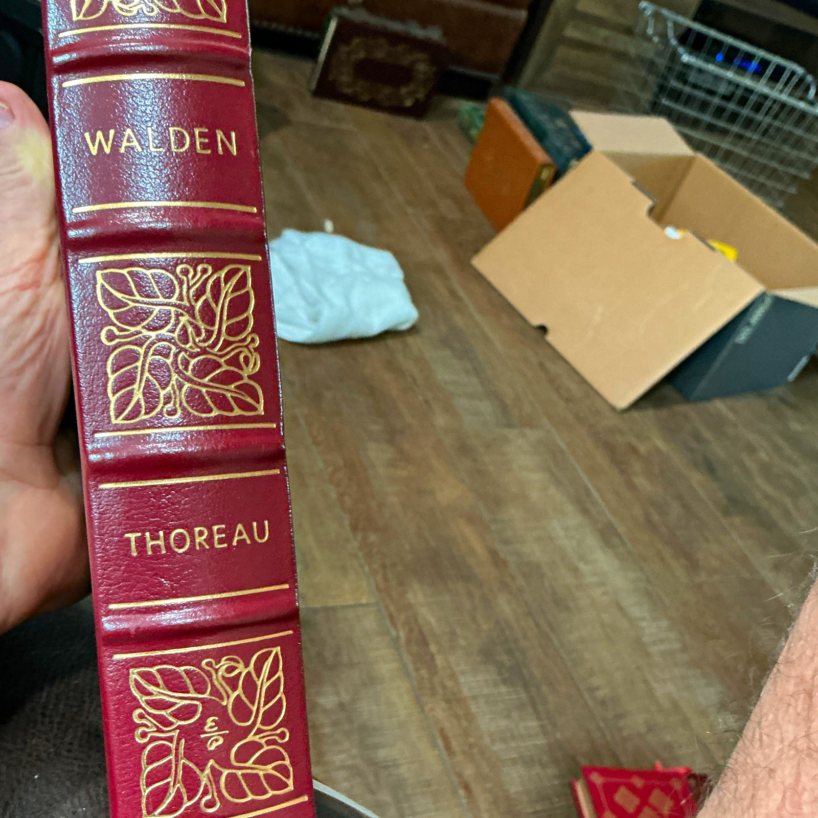 The Easton Press Walden Leather Bound HC Illustrated Thoreau Nason 100 GB