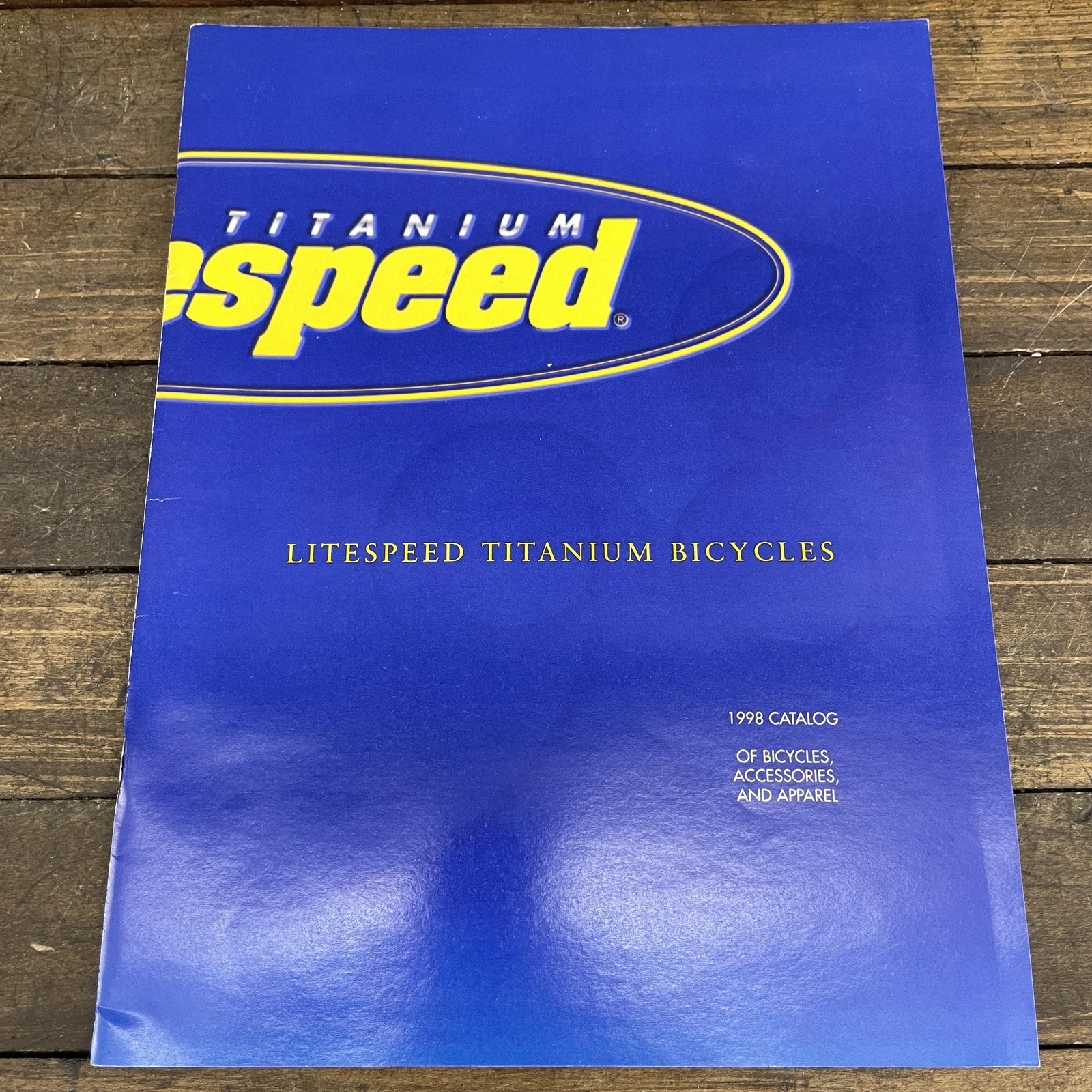 Vintage 1998 Litespeed Titanium Bicycles Catalog Brochure Road MTB Accessories
