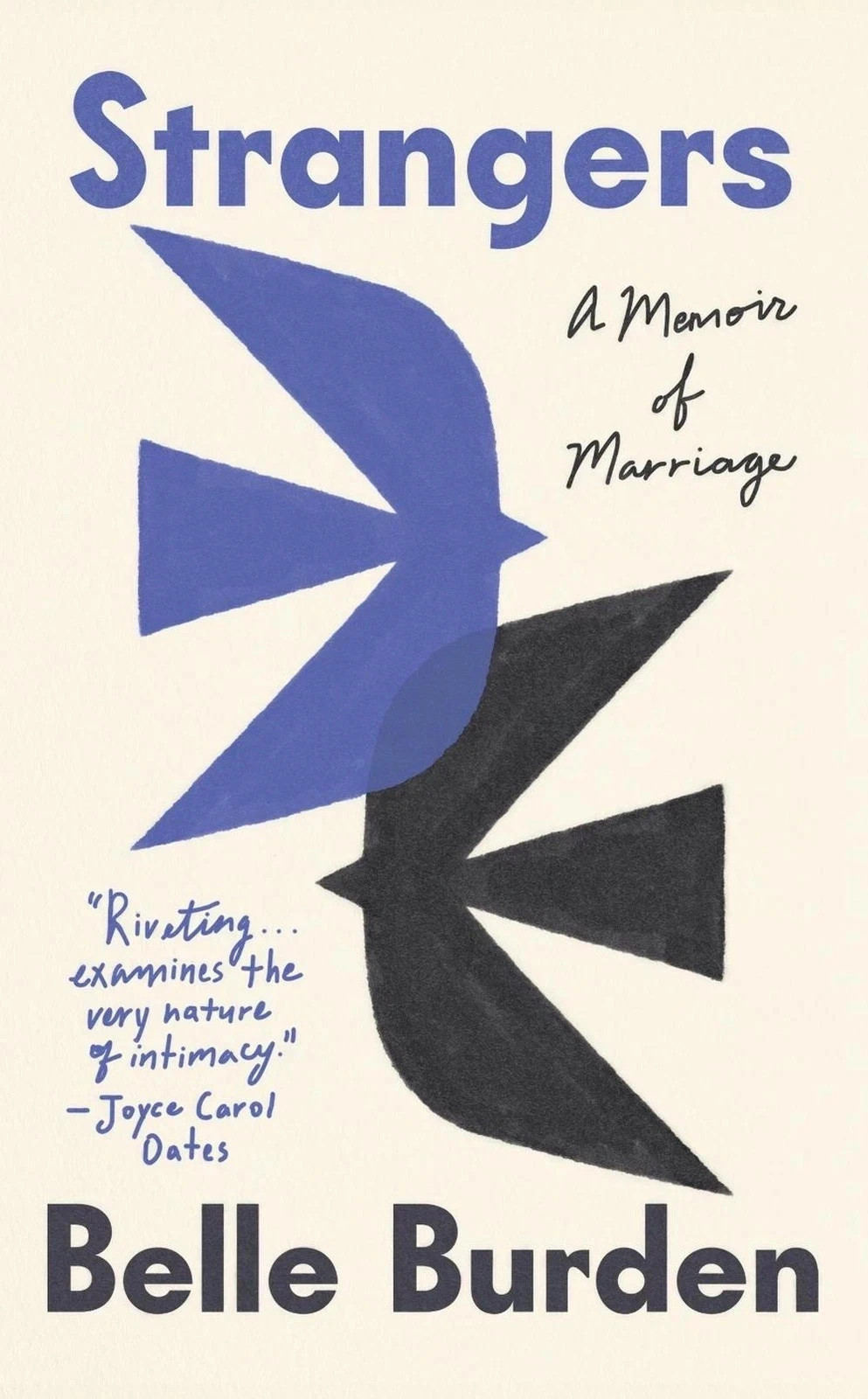 Strangers  A Memoir of Marriage by Belle Burden USA STOCK