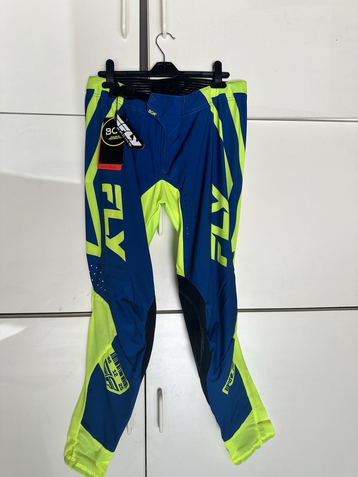 Fly Racing Lite Lancer Pants Navy/Hi-Vis Size 32 Motocross NWT