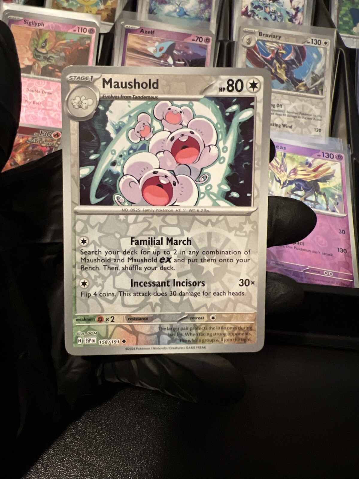 Maushold 158/191 Sv08: Surging Sparks Reverse Holo