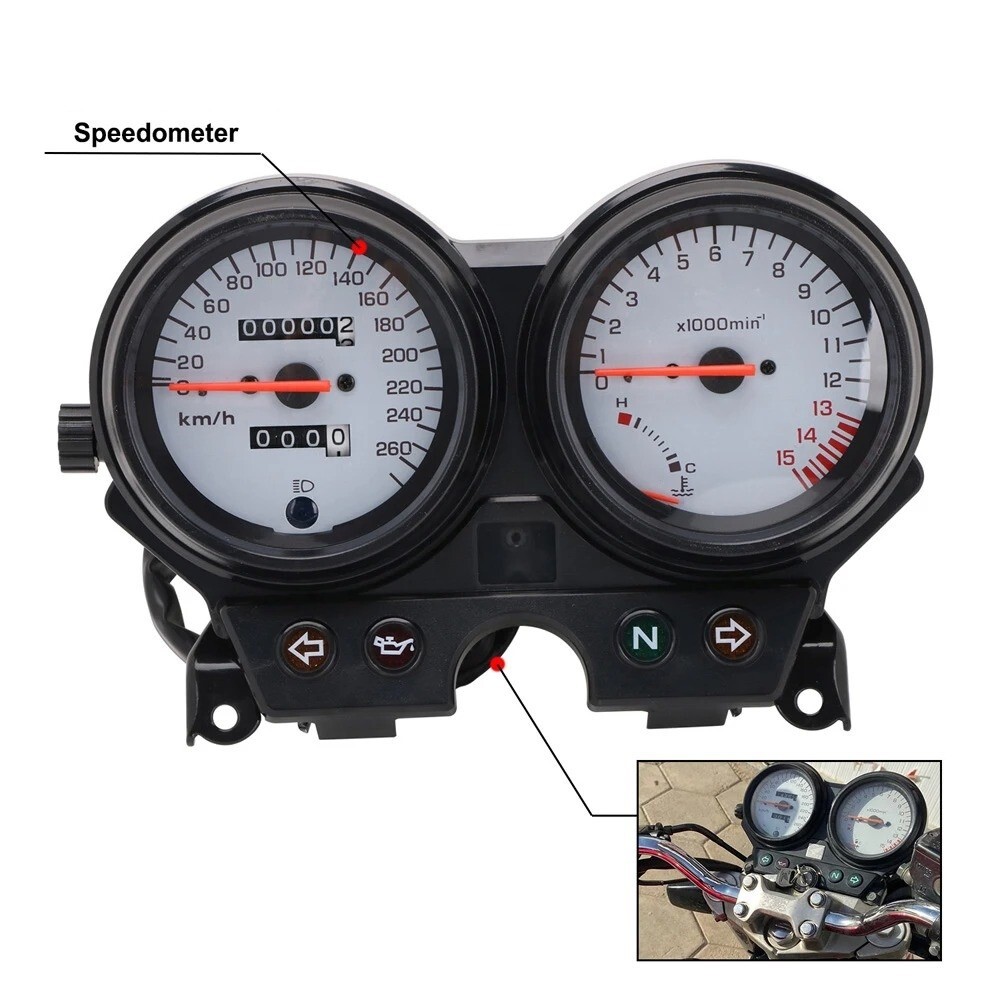 Motorcycle Tachometer Speedometer Speedo Meter Gauge For HONDA CB600 Hornet 600
