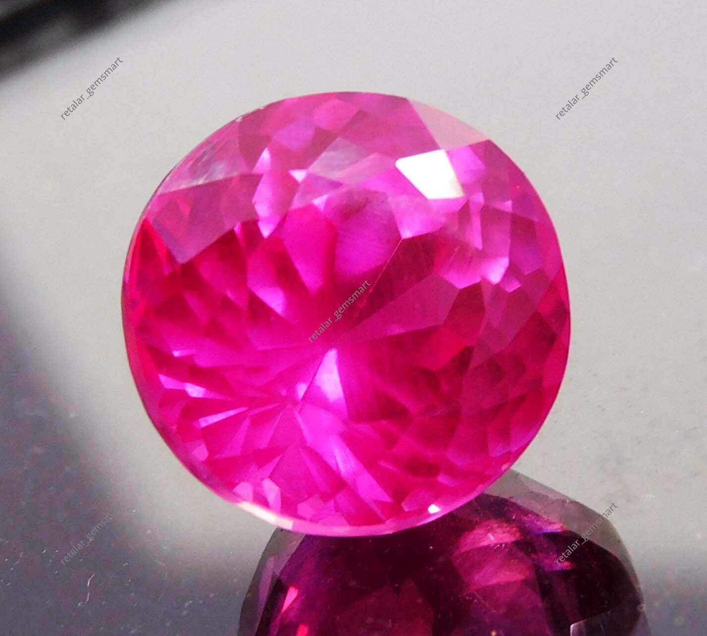 Extremely Rare Pink Sapphire Round Cut 9.85 Ct NATURAL CERTIFIED Loose Gemstone