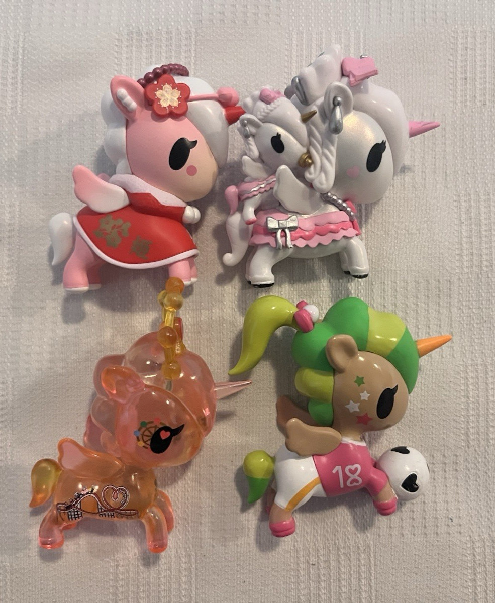 Tokidoki Unicorno & Mermicorno Lot of 4 Assorted Vinyl Blind Box Figures #13 Tokidoki Unicorno & Mermicorno Lot of 4 Assorted Vinyl Blind Box Figures #13
