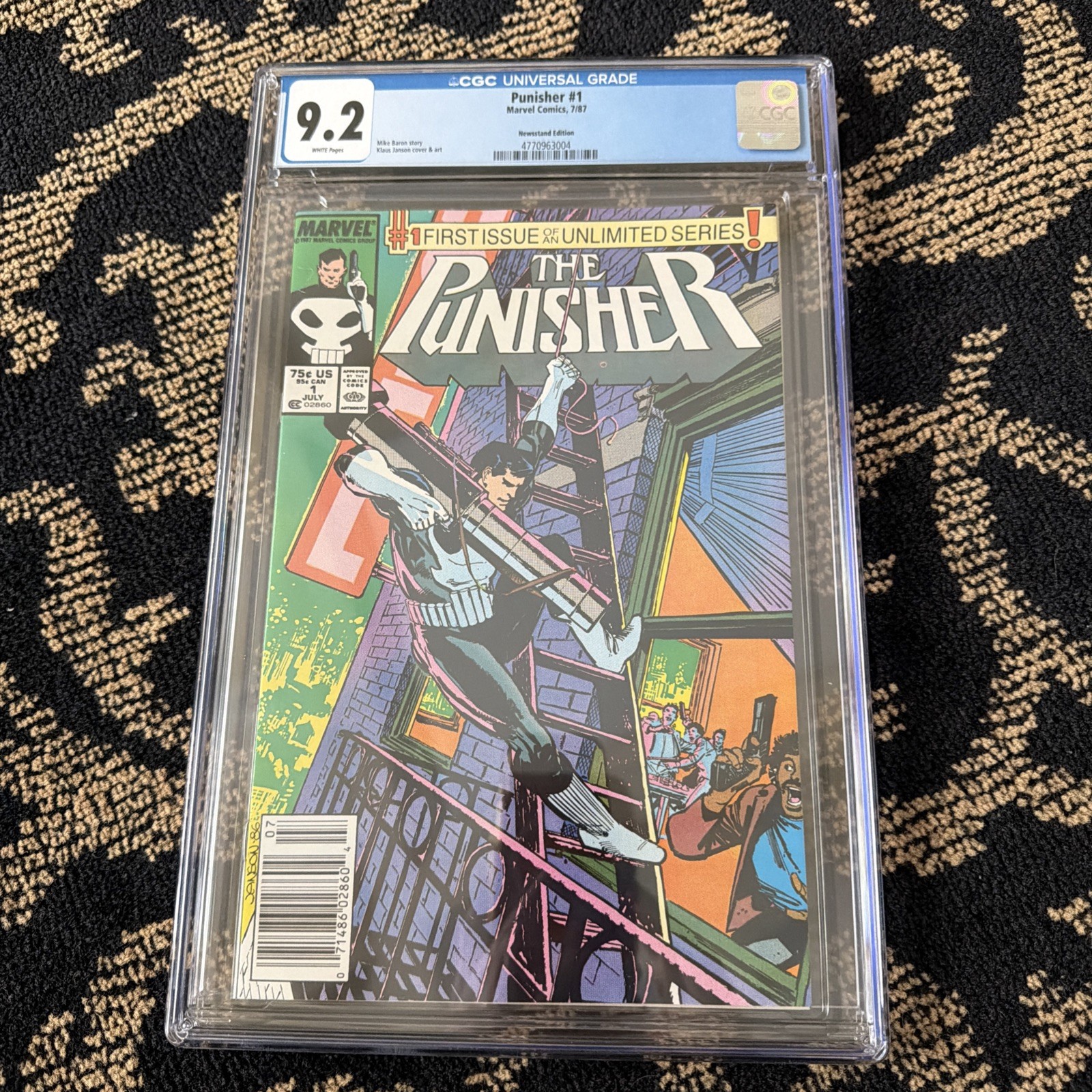 Punisher Vol.2 #1 Direct Market CGC 9.2 Punisher Vol.2 #1 Direct Market CGC 9.2
