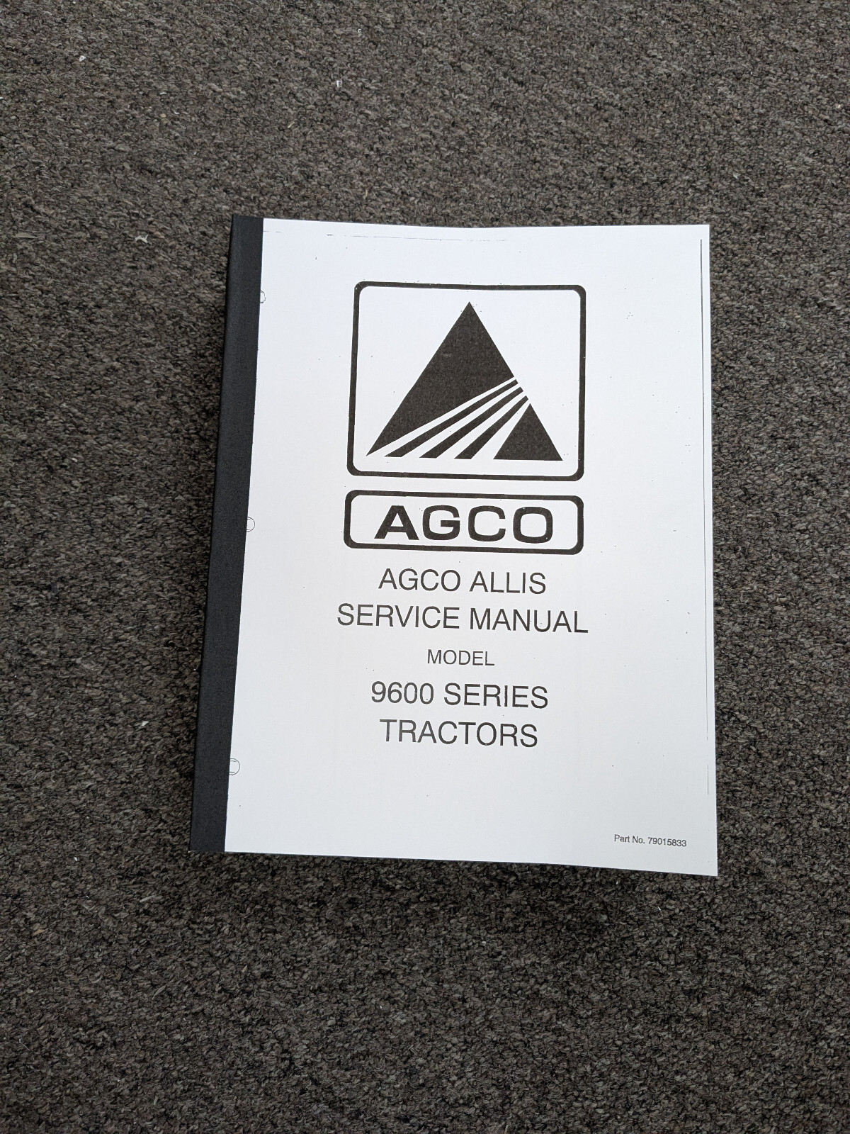 Agco Allis 9600 9670 9675 9690 9695 Tractor Shop Service Repair Manual 79015633