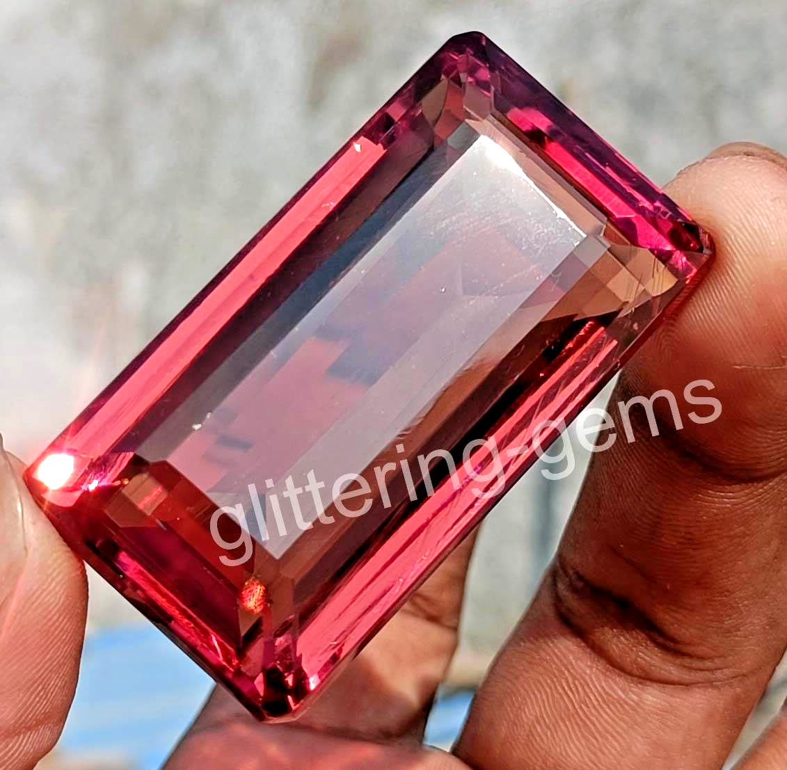 Large 254Ct Natural Alexandrite Emerald Cut Color Change Certified Gem 5DNV