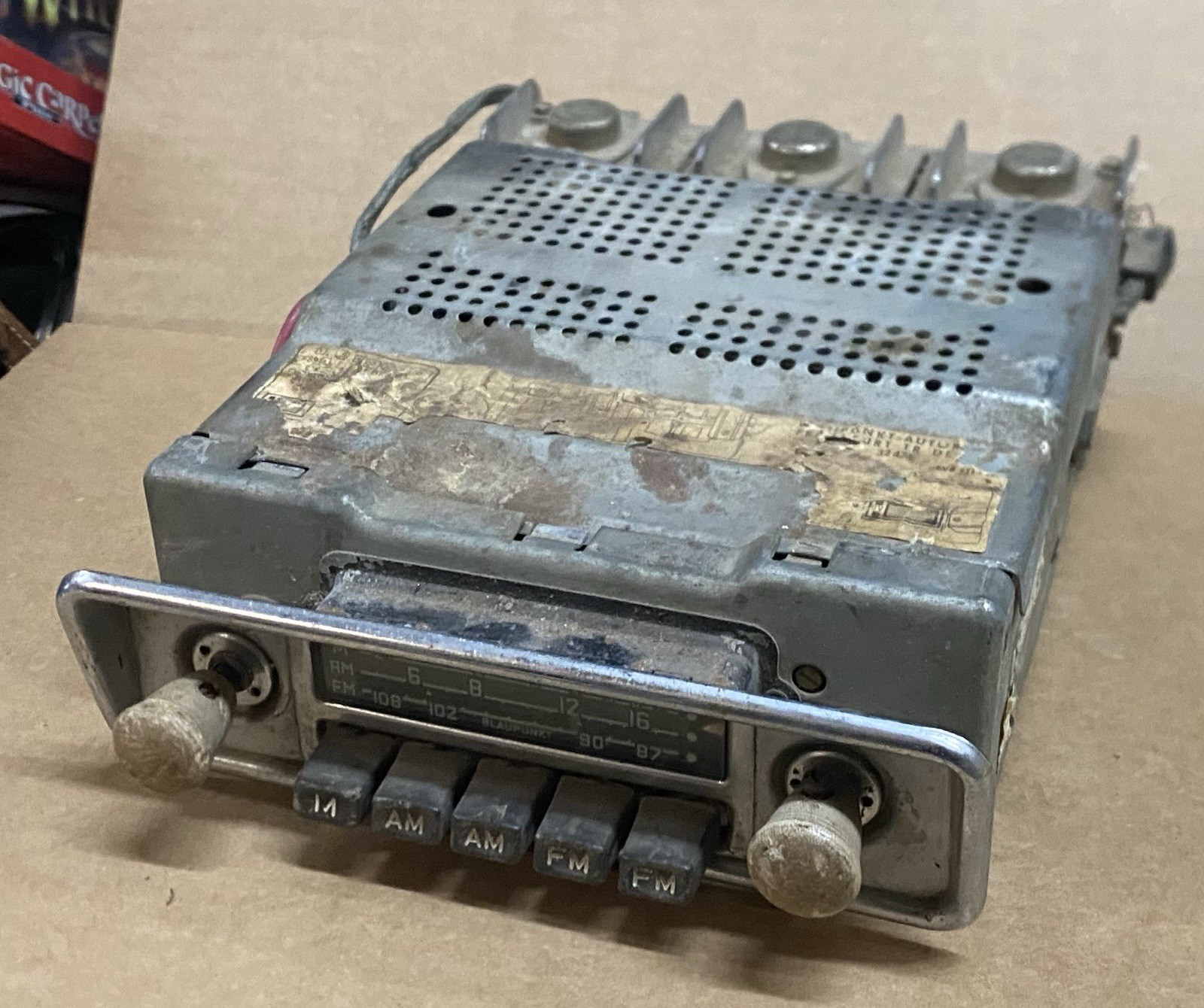 Vintage 1960s Blaupunkt Frankfurt TR de Luxe Car Tube Radio Porsche/Mercedes