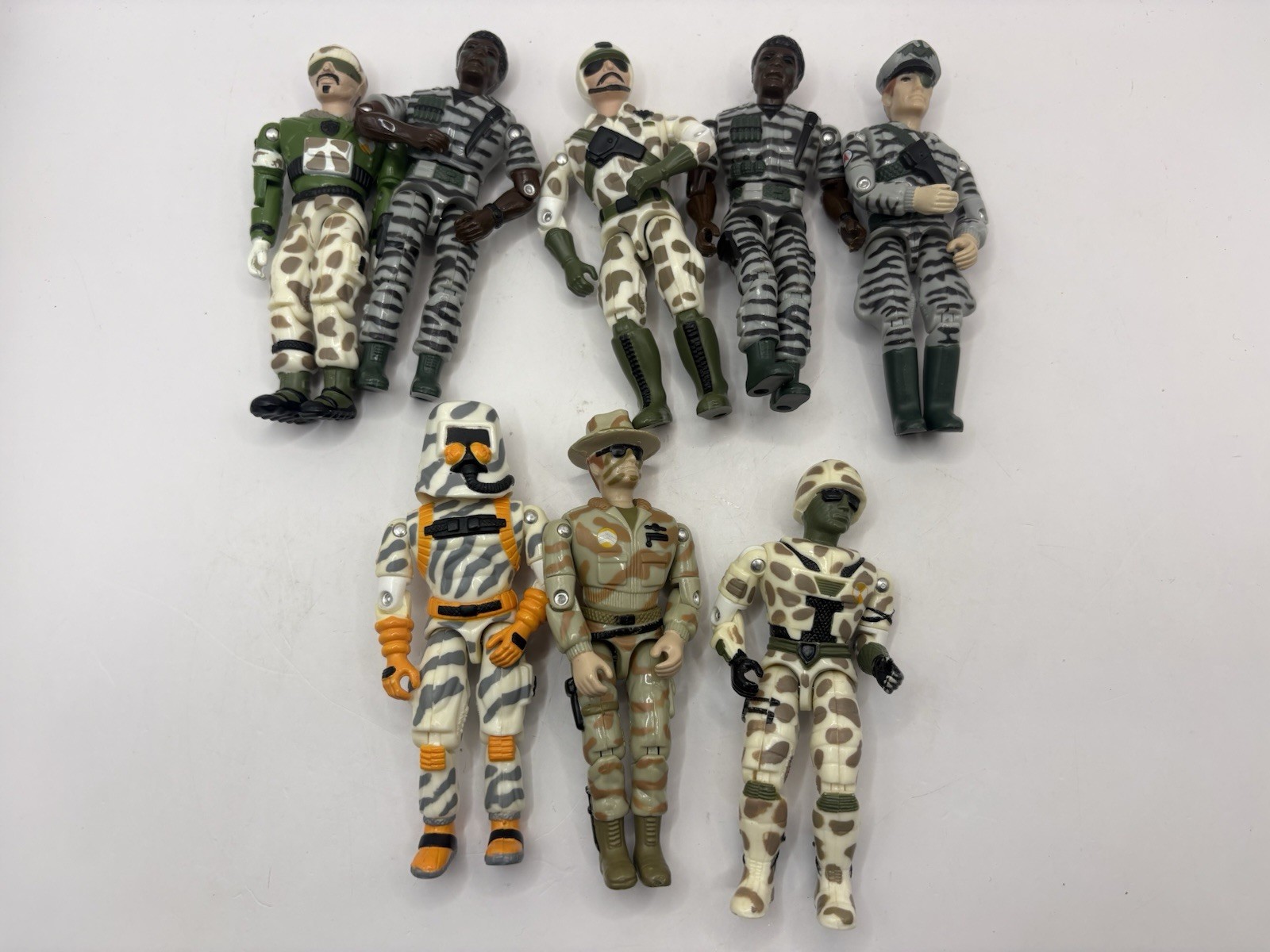 1990\'s Lanard The Corps Lot Of 8 Action Figures Vintage 1990\'s Lanard The Corps Lot Of 8 Action Figures Vintage