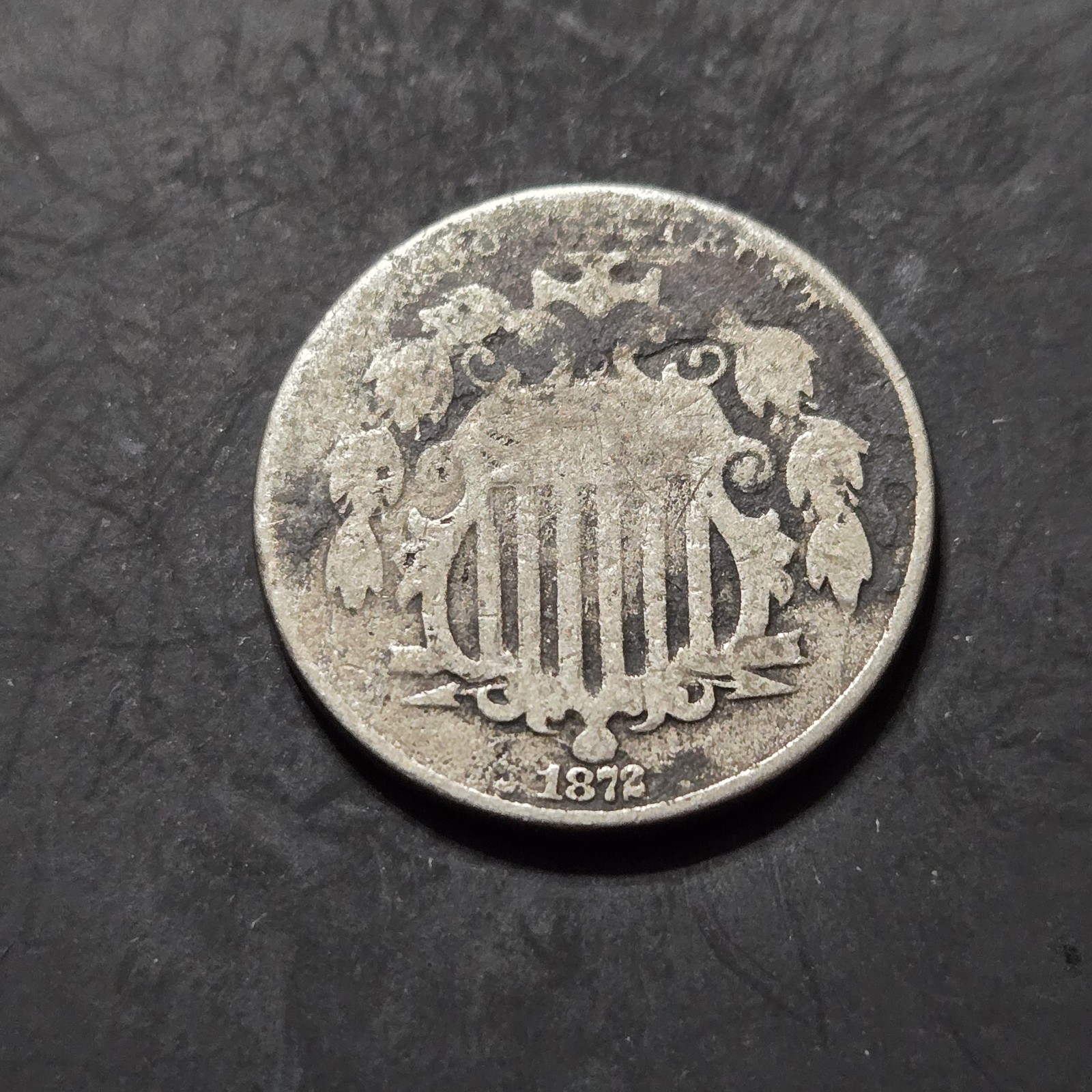 1872 Shield Nickel, Scarce and Nice Condition 1872 Shield Nickel, Scarce and Nice Condition