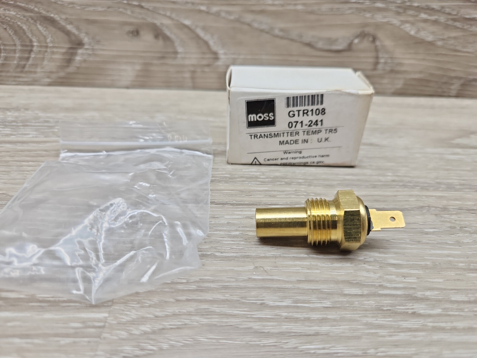 Vintage NOS Moss 071-241 GTR108 GTR 108 Transmitter Temp TR5 Made In UK No Oring