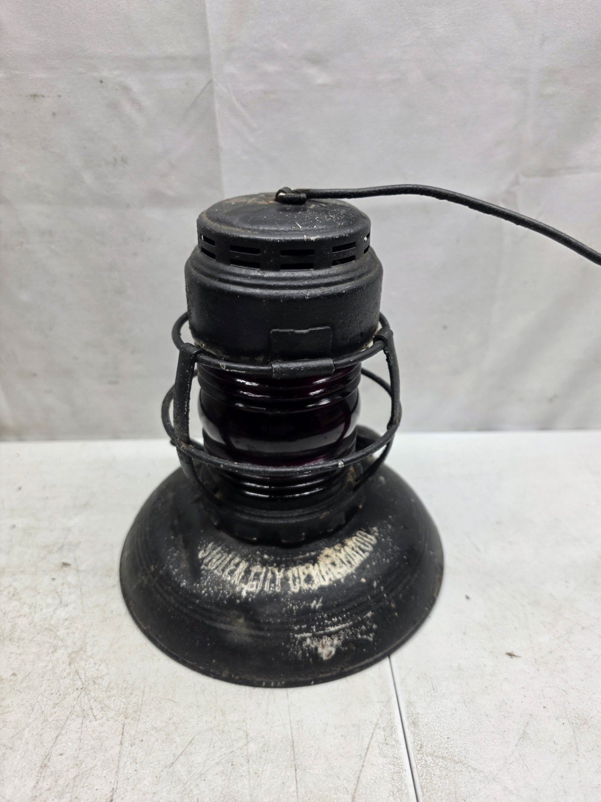 Vtg. Dietz No. 40 Traffic Guard Kerosene Lantern Kalamazoo Vtg. Dietz No. 40 Traffic Guard Kerosene Lantern Kalamazoo