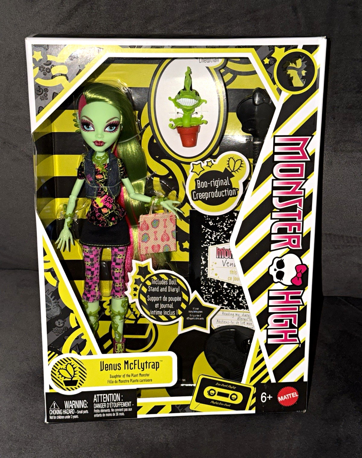 Mattel Monster High Venus McFlytrap Boo-riginal Creeproduction Doll Stand 11 Mattel Monster High Venus McFlytrap Boo-riginal Creeproduction Doll Stand 11