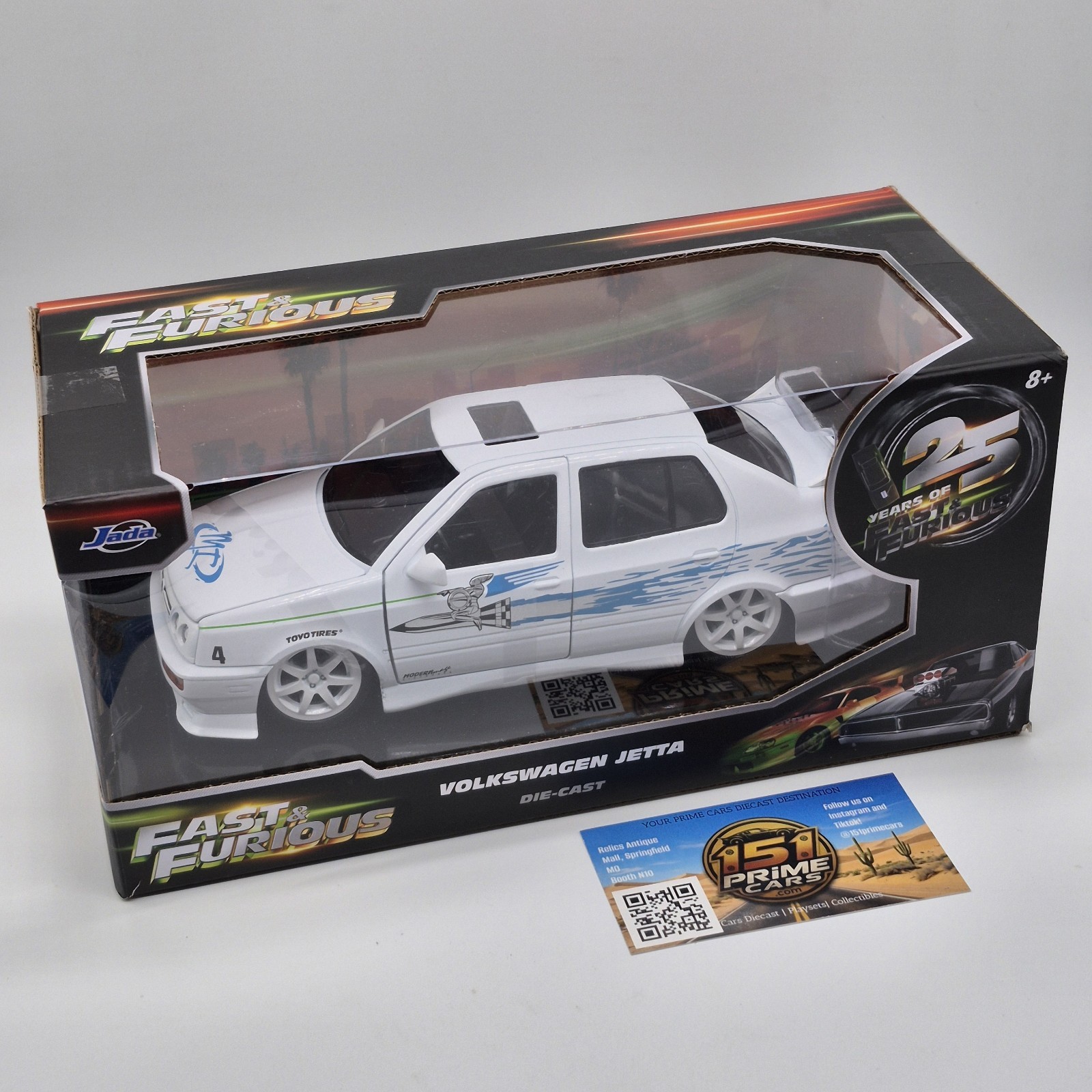 2026 25th Anniversary Fast And Furious Jada Toys 1:24 Volkswagen Jetta Car 99551