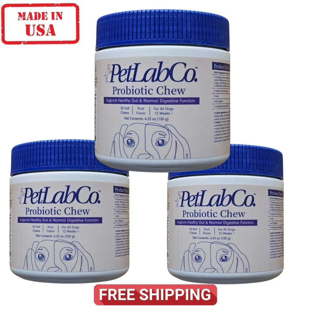 3 Pack PetLab Co Probiotic Soft Chew for Dogs Digestive Support 3 Pack PetLab Co Probiotic Soft Chew for Dogs Digestive Support
