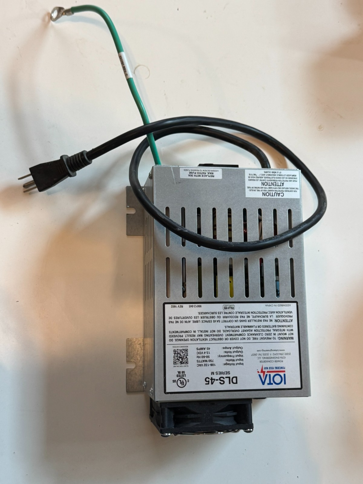IOTA DLS-45 Series M 45A 12V AC/DC Power Converter Battery Charger