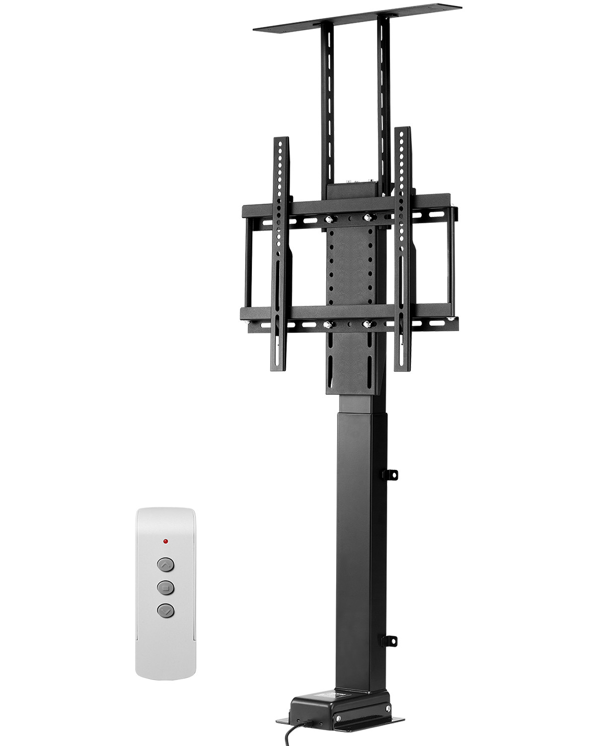 Uimoso Motorized TV Lift Stand Mount Bracket 132 lbs Load with Remote Control