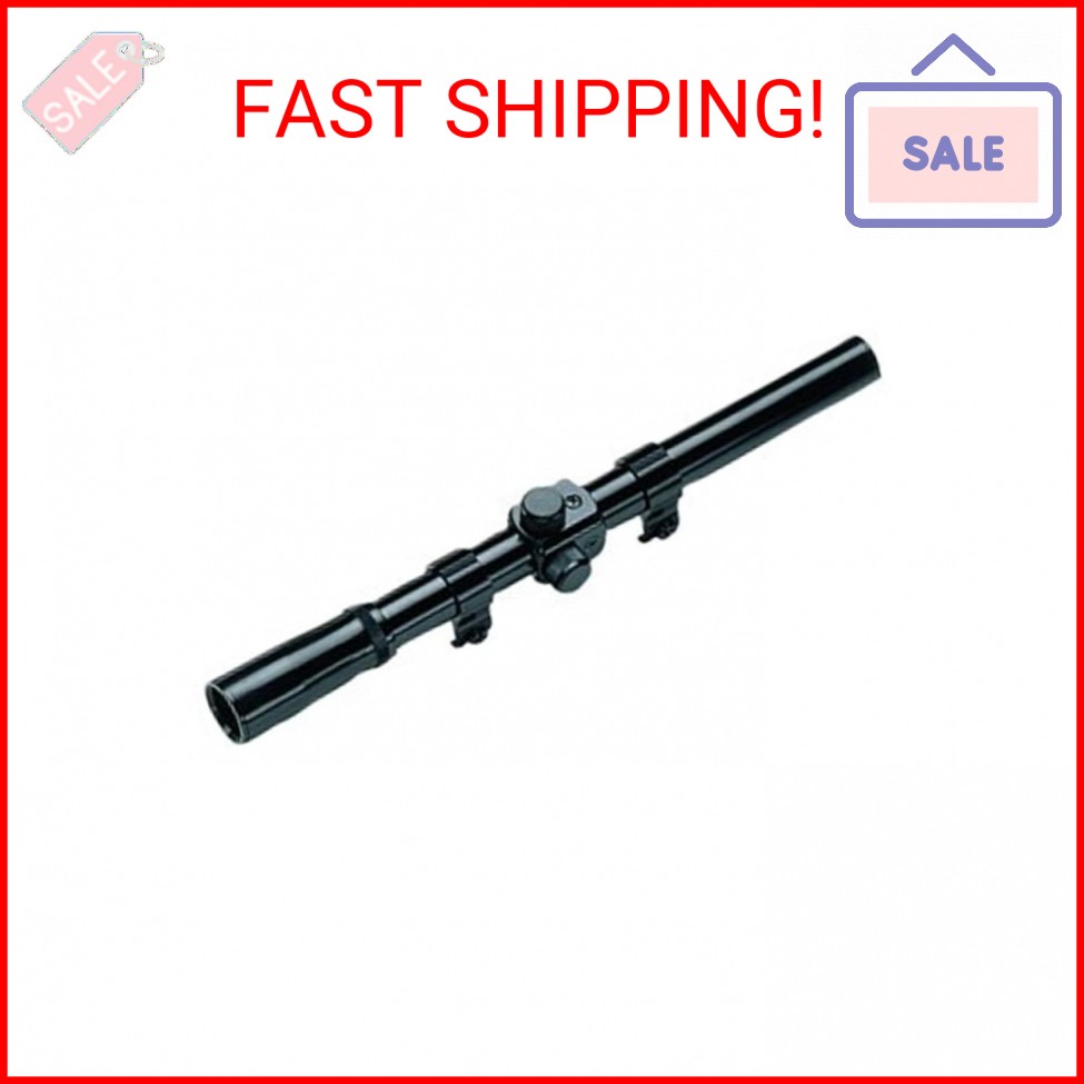 Crosman 0410 Targetfinder 4x15mm Duplex Reticle Riflescope, Black