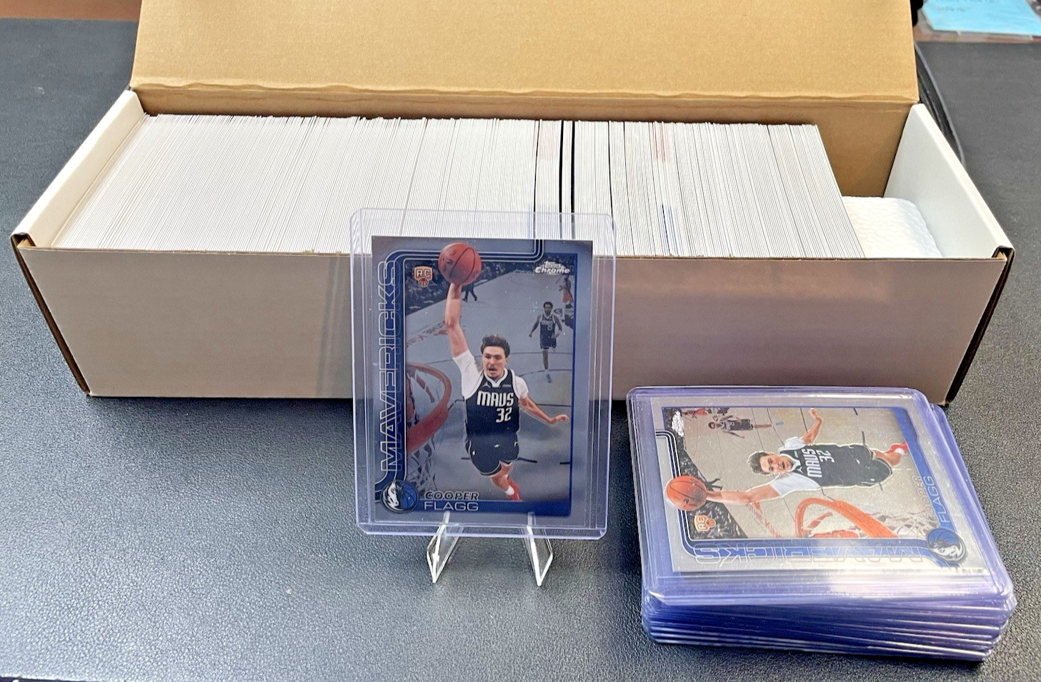 HUGE LOT 2025-26 TOPPS CHROME UPDATE BASKETBALL - 117 ROOKIE CARDS, FLAGG, KON