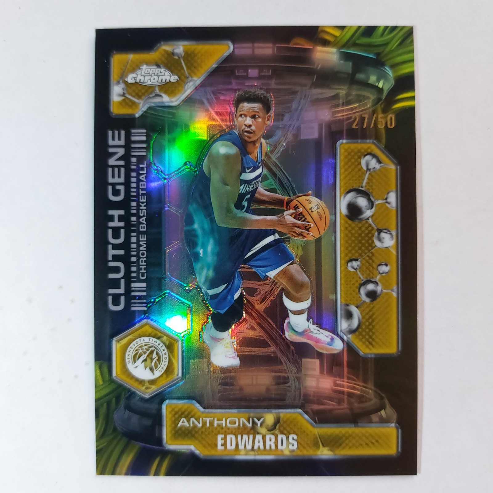 ANTHONY EDWARDS 2025-26 TOPPS CHROME \
