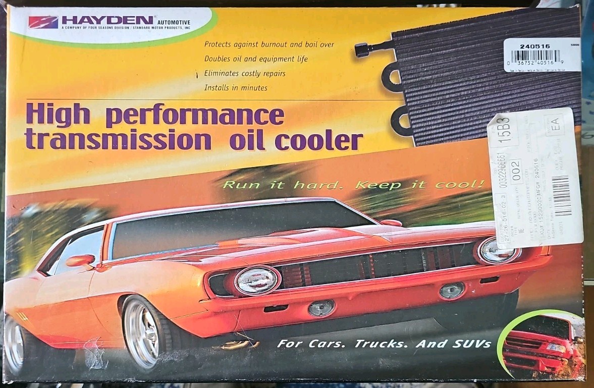 NOS Hayden 240516 High Performance Transmission Oil Cooler Universal Cars Trucks