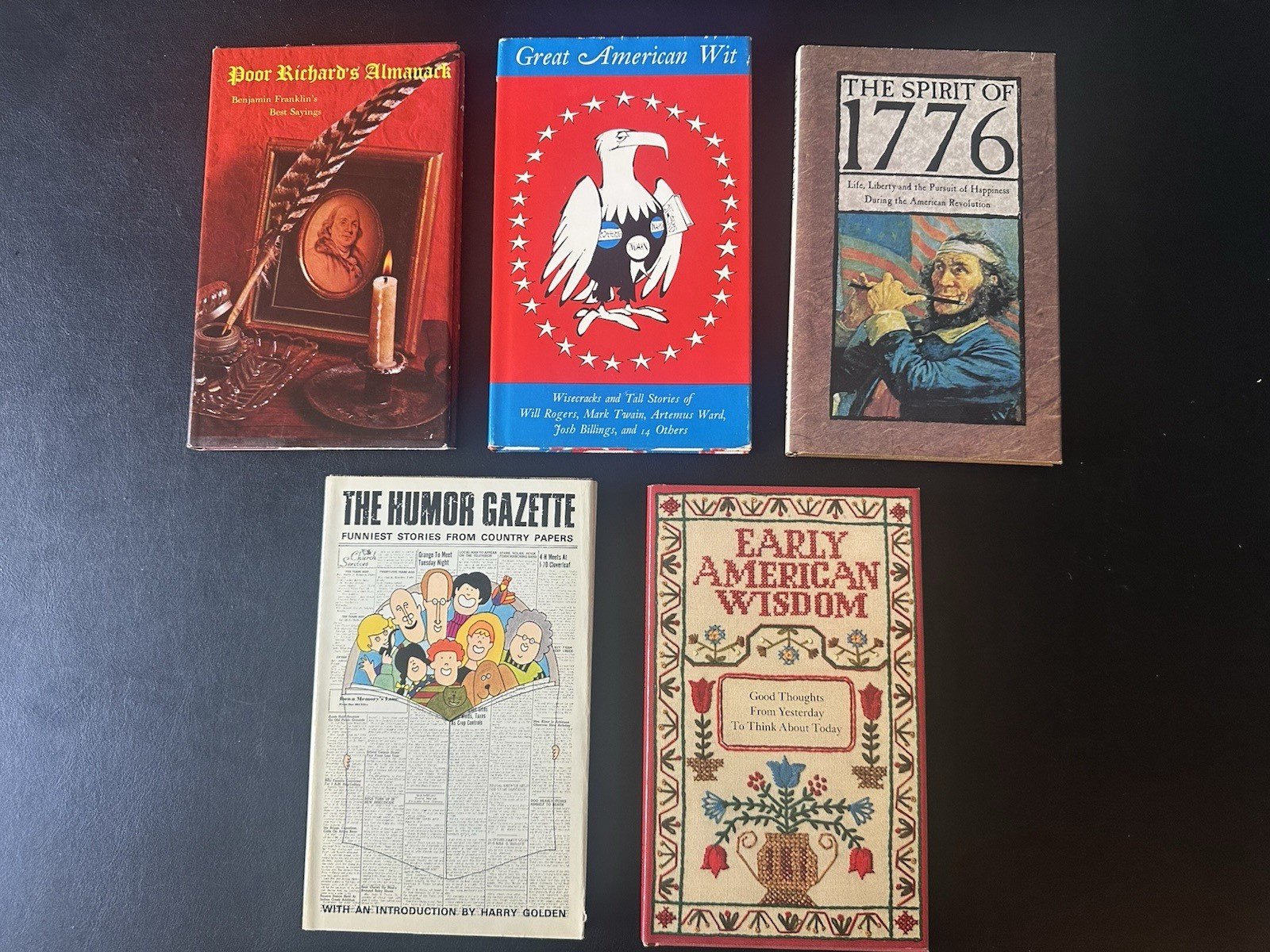 Vintage Hallmark Editions Mini Books 1967-74 American History Lot of 5