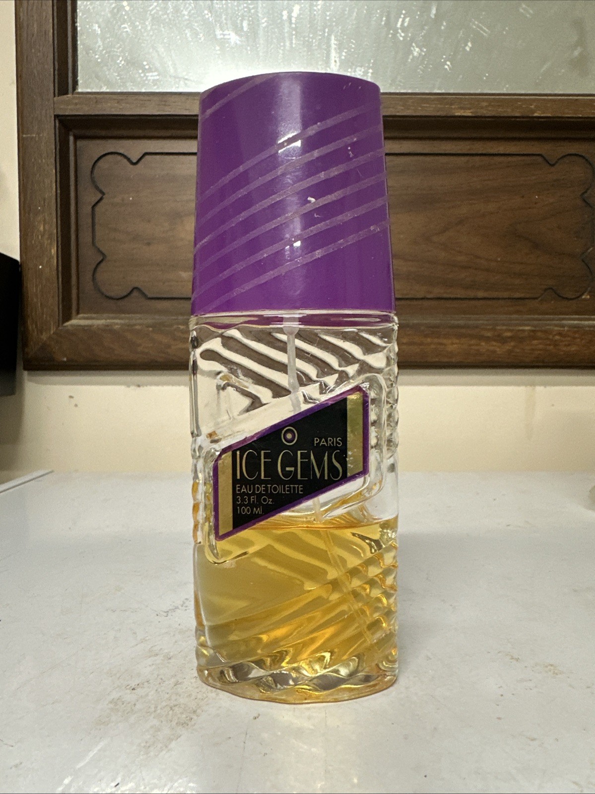 Vintage Ice Gems Paris Eau de Toilette. 3.3 Oz. Perfume bottle Vintage Ice Gems Paris Eau de Toilette. 3.3 Oz. Perfume bottle