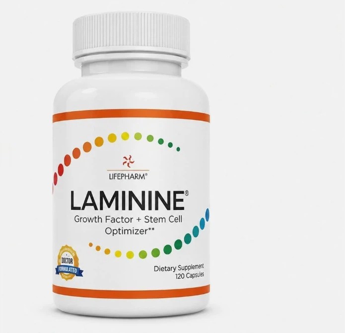 1-5x AUTHENTIC LifePharm Laminine Supplement 120 Capsules Total - EXP 07/2028