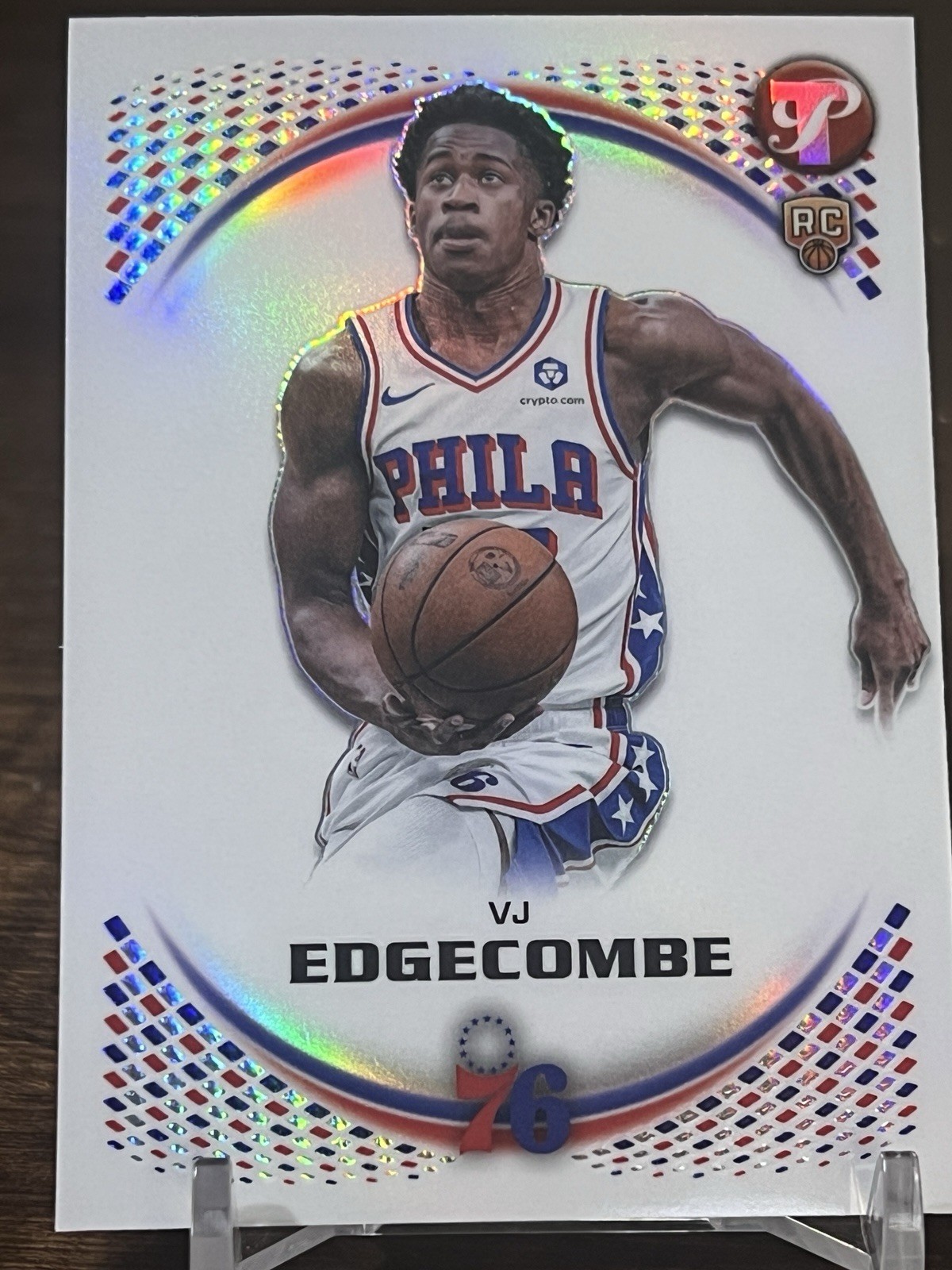 Topps Pristine 2026 VJ Edgecombe Philadelphia 76ers RC Refractor #113 Topps Pristine 2026 VJ Edgecombe Philadelphia 76ers RC Refractor #113