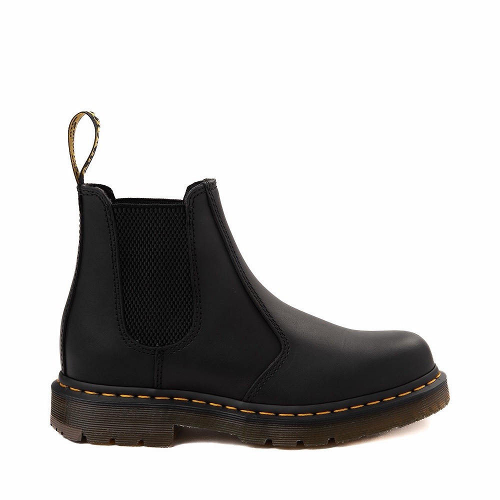 Dr Martens 2976 Slip Resistant Leather Chelsea Boots Black - 24383001 , NEW Dr Martens 2976 Slip Resistant Leather Chelsea Boots Black - 24383001 , NEW
