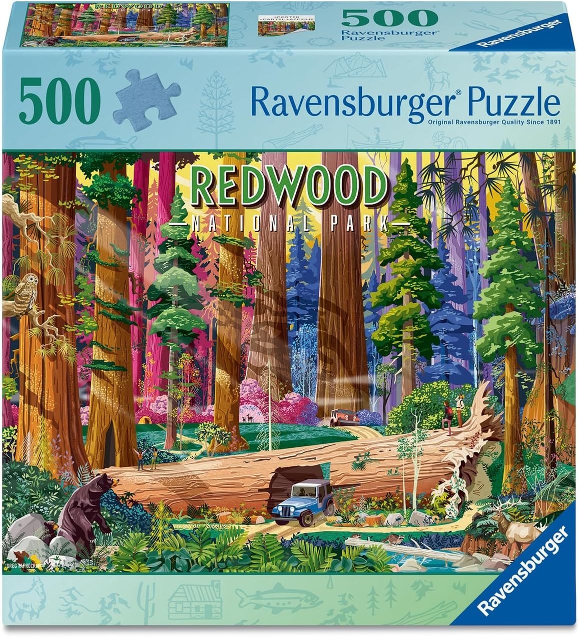Ravensburger - Redwood National Park - Puzzle 500 Pieces - NEW