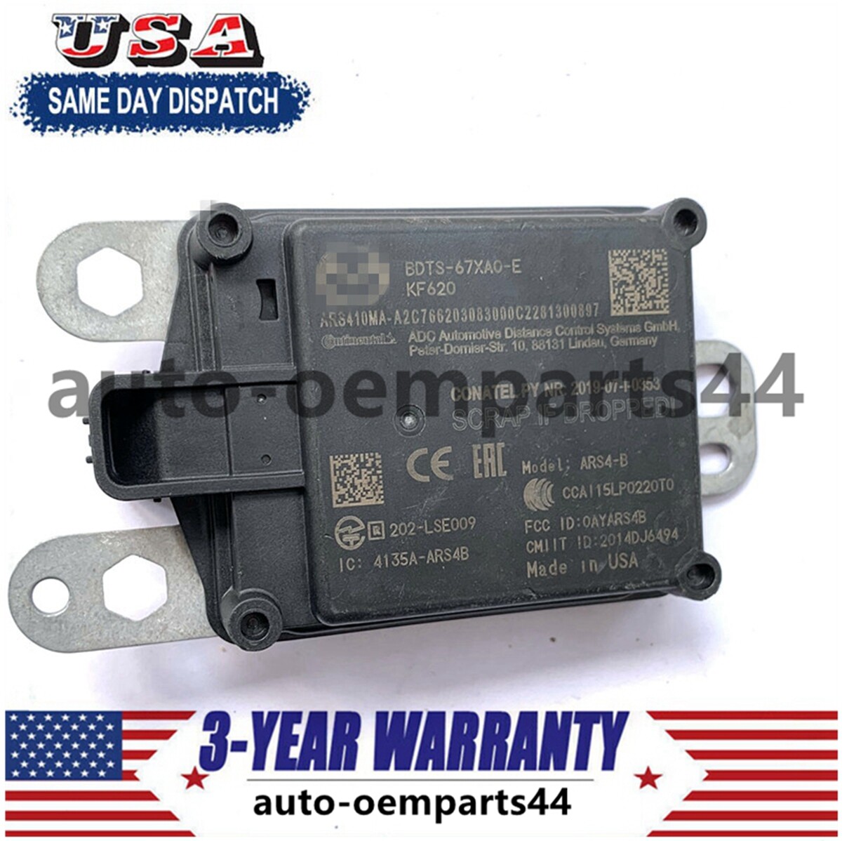 Genuine 2019-2023 Mazda 3 CX-30 Front Distance Radar Sensor (BDTS-67XA0-A/D)
