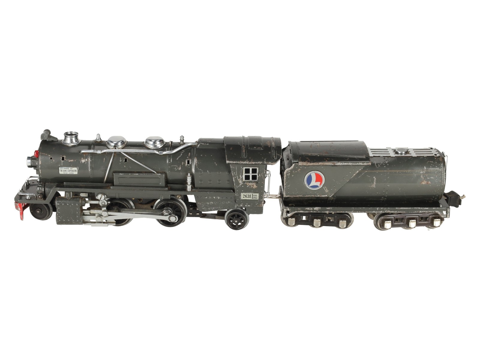 Lionel 263E Vintage O Prewar Tinplate Steam Locomotive & Tender