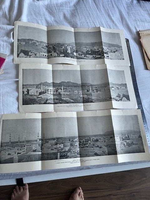 Saudi Arabia Qatar Kuwait city of Medina Old Vintage Big Prints x 3 Lot 1950s RR