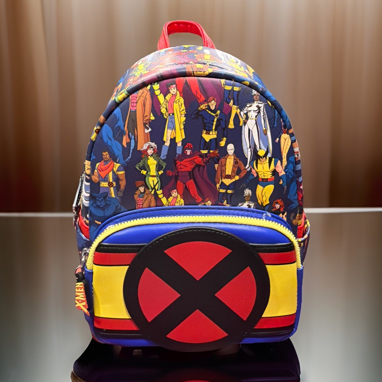 NWT Loungefly Marvel Comic X-Men 1997 US Exclusive All Over Print Mini Backpack NWT Loungefly Marvel Comic X-Men 1997 US Exclusive All Over Print Mini Backpack