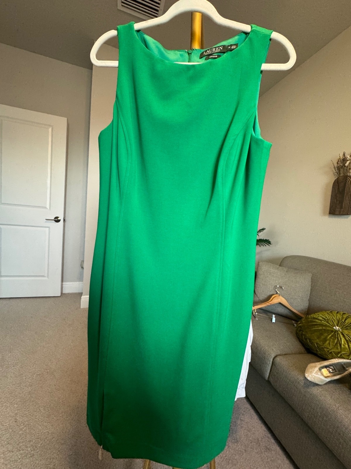 LAUREN Ralph Lauren Green sleeveless dress LAUREN Ralph Lauren Green sleeveless dress