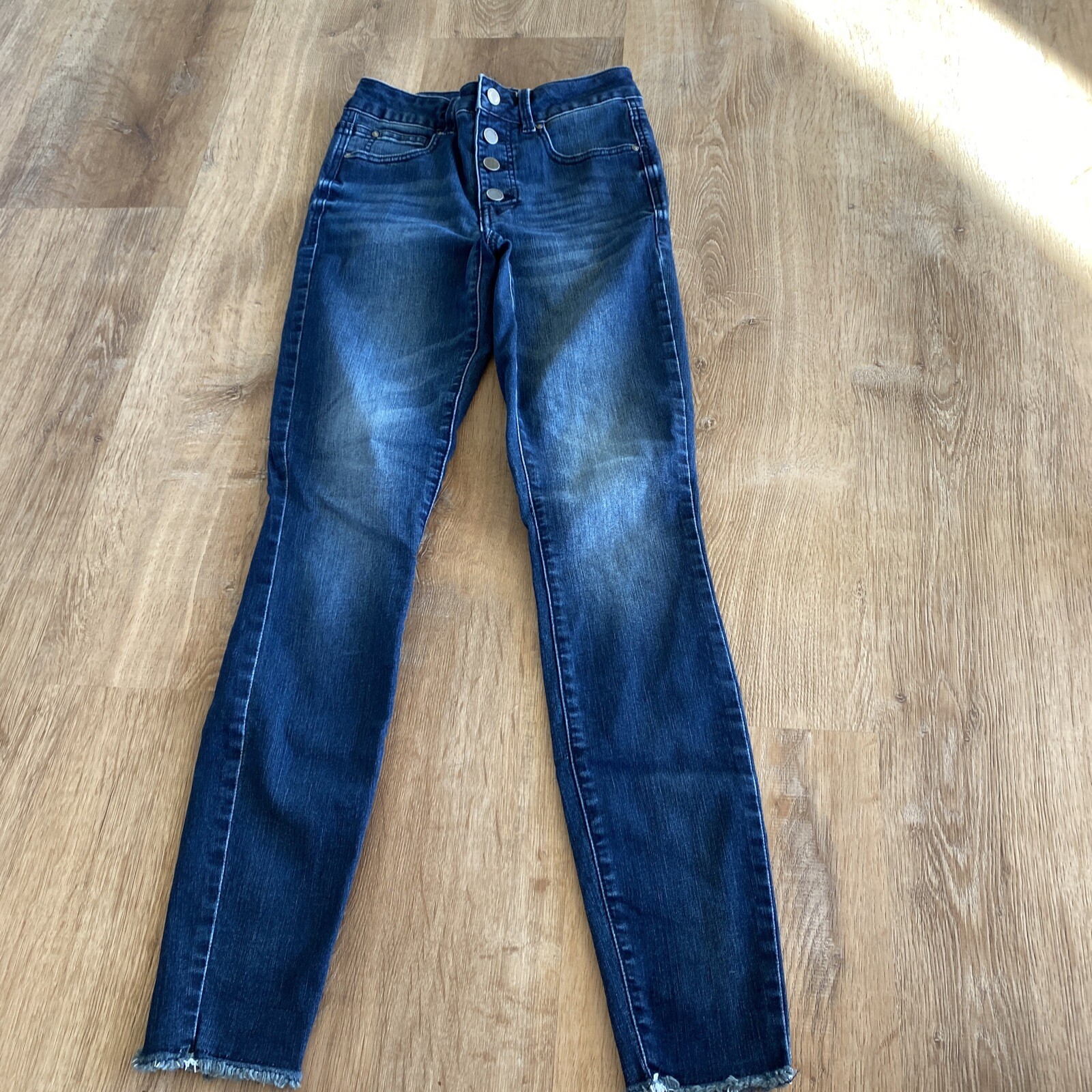 Women’s Maurice’s 2 Regular Denim High Waisted Button Fly Jeans Pants